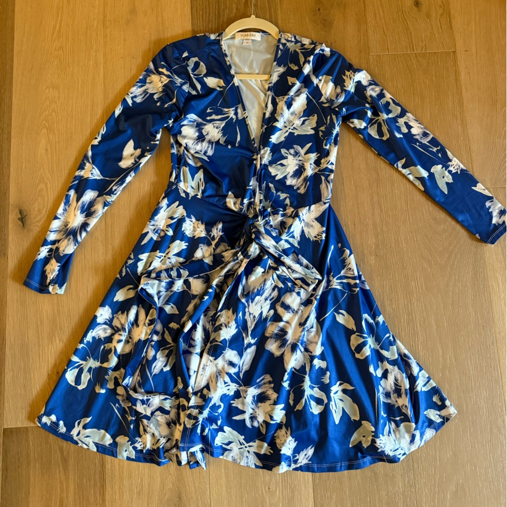 Yumi Kim Blue and White Floral Dress